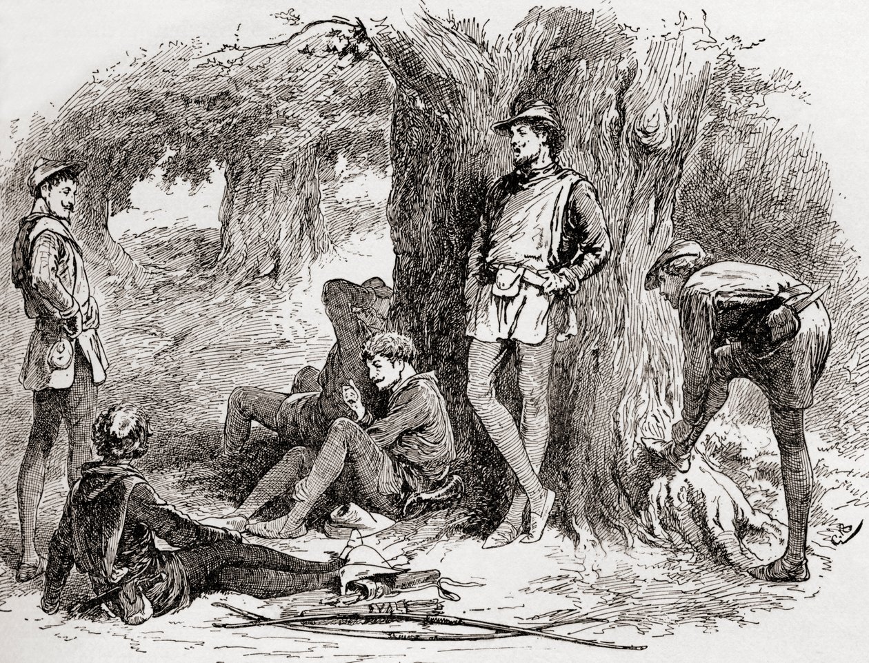 A scene from William Shakespeare