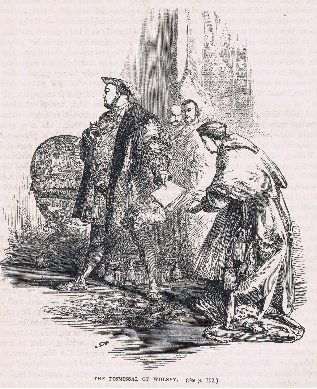 The dismissal of Wolsey 1530 by Gordon Frederick Browne