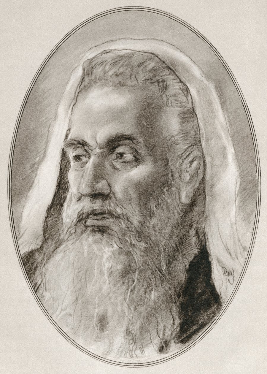 Isaiah, 8th-century BC Jewish prophet, from Living Biographies of Religious Leaders by Gordon Ross