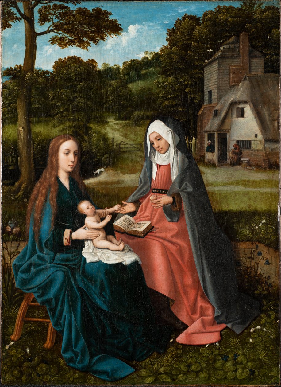 Madonna and Child with St. Anne by Goswin van der Weyden
