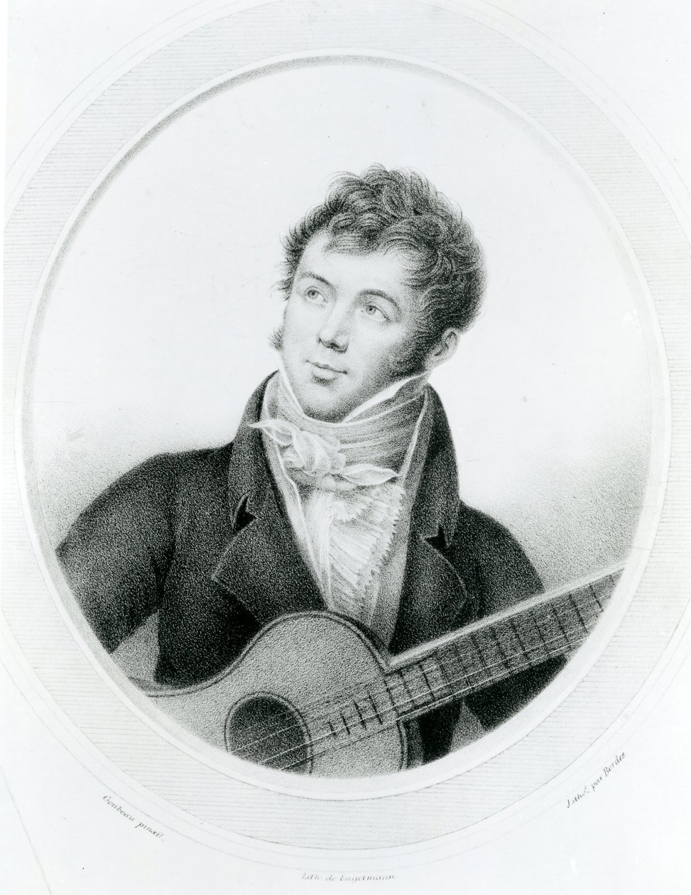 Fernando Sor (1778-1839) by Gottfried or Godefroy Engelmann