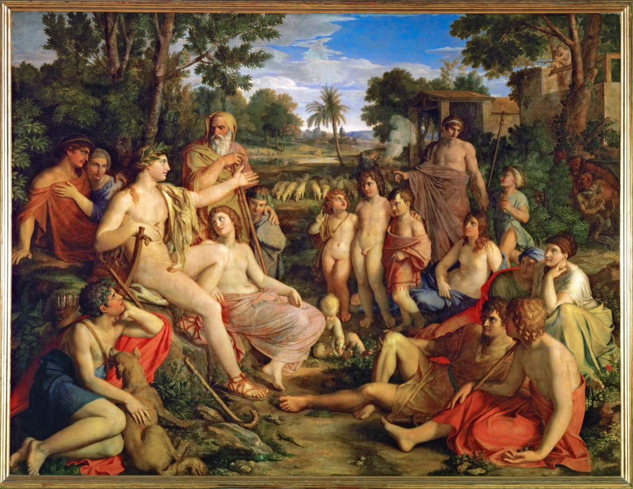 Apollo Among the Shepherds by Gottlieb Schick