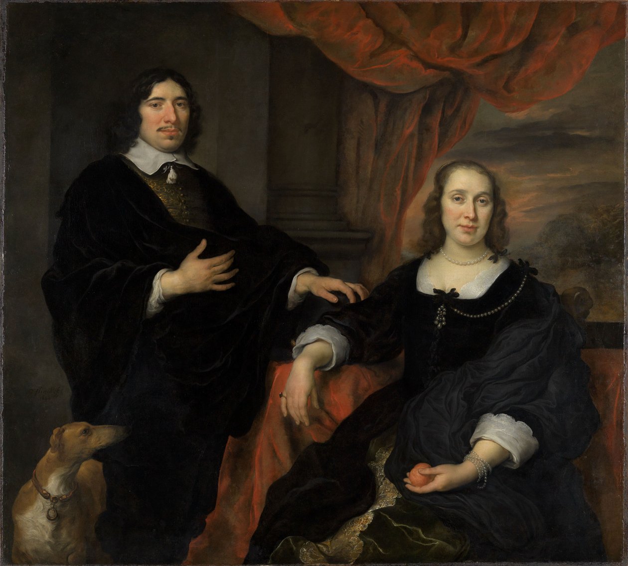 Portrait of a Couple by Govaert Flinck