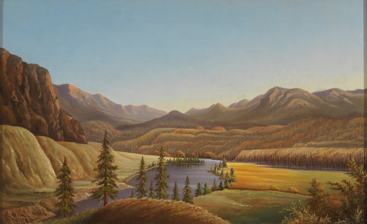 View of Lake Okanagan, British Columbia by Grafton Tyler Brown