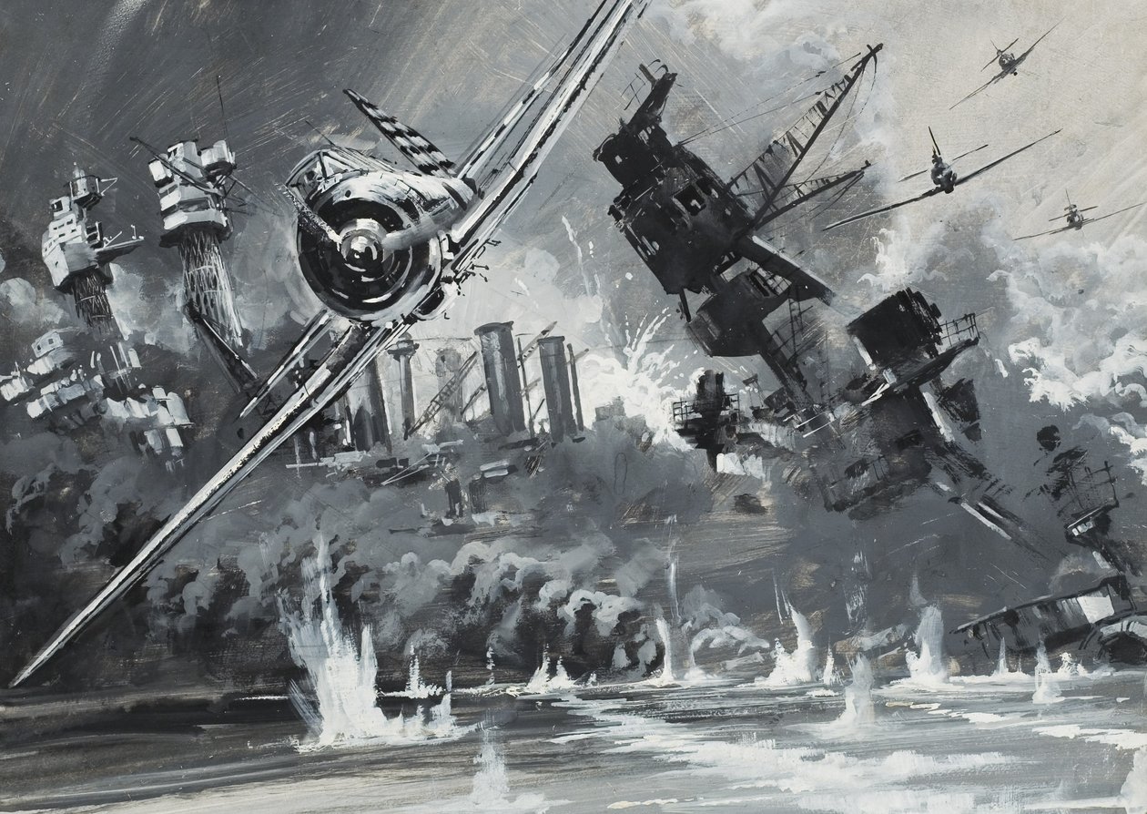 Pearl Harbour, 7th December 1941 by Graham Coton