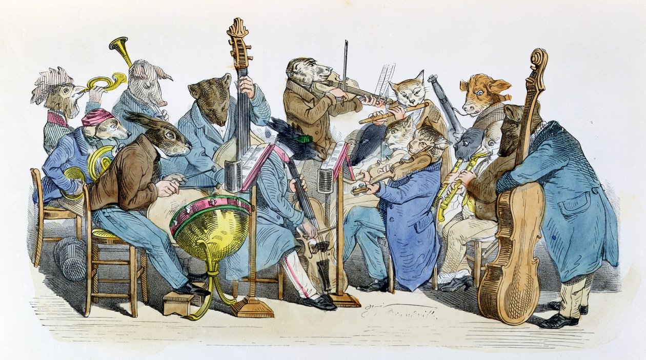 The New Musical Language, Caricature from 