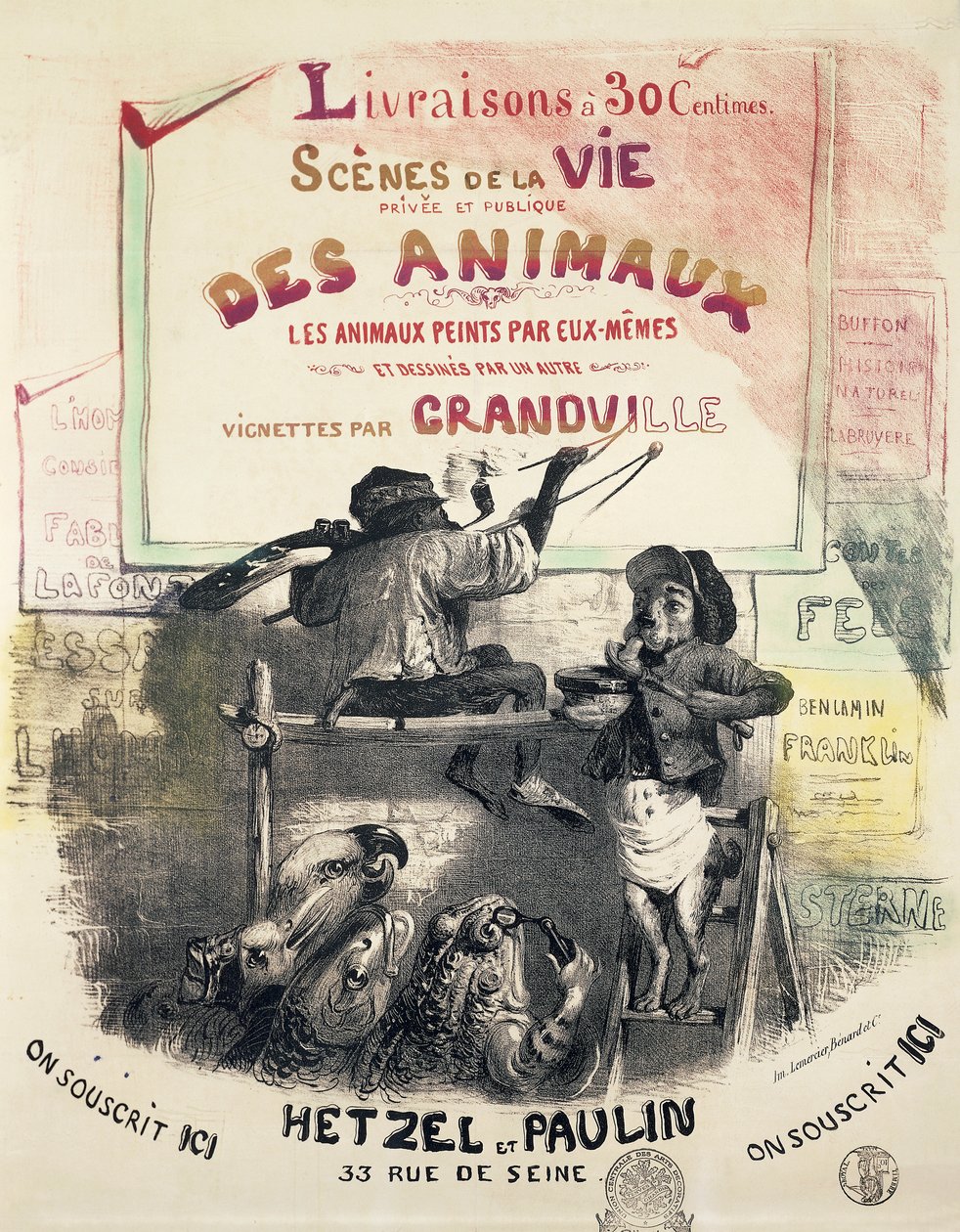 Scenes de la Vie des Animaux by Grandville