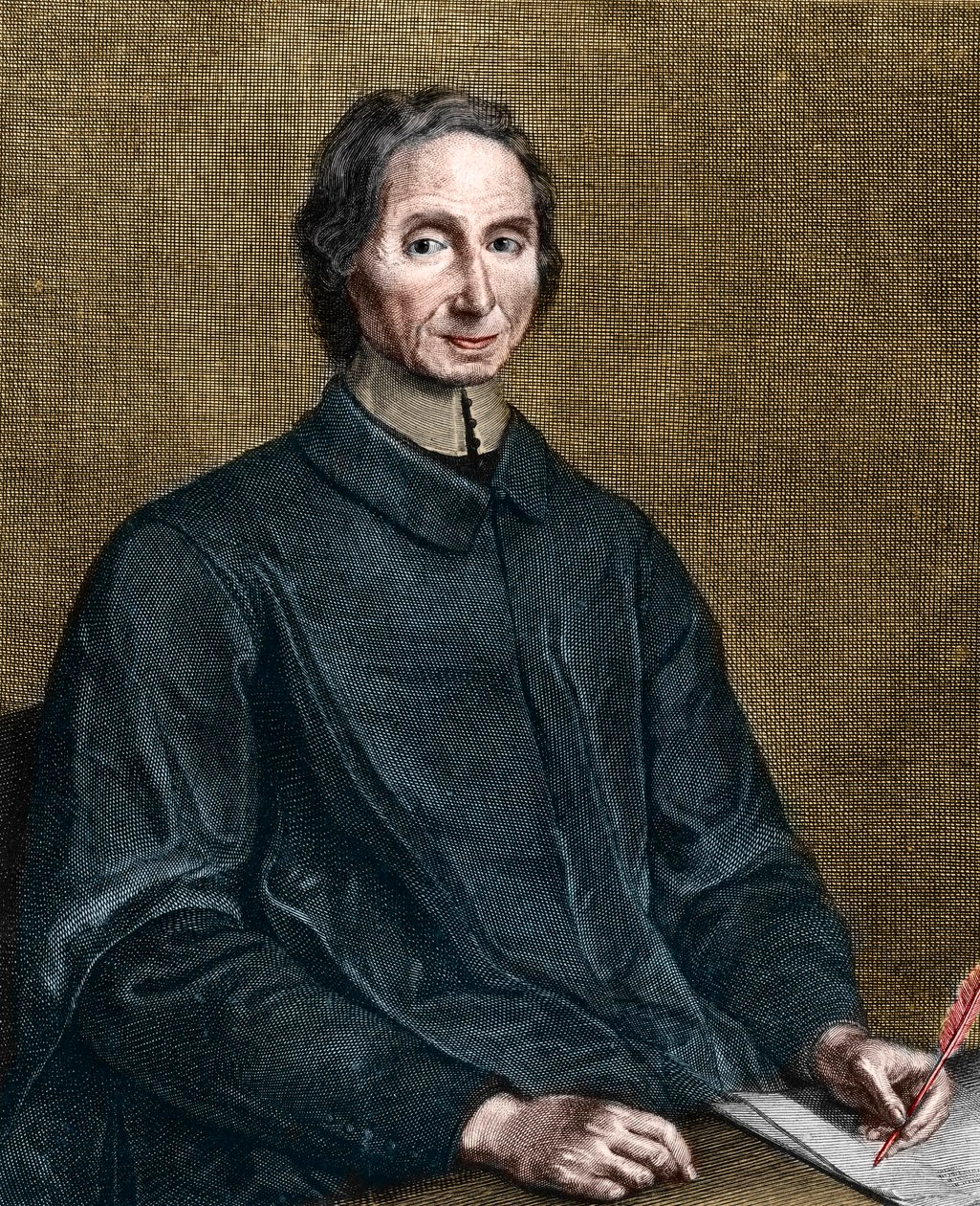 Portrait of Nicolas Malebranche by Gérard Edelinck