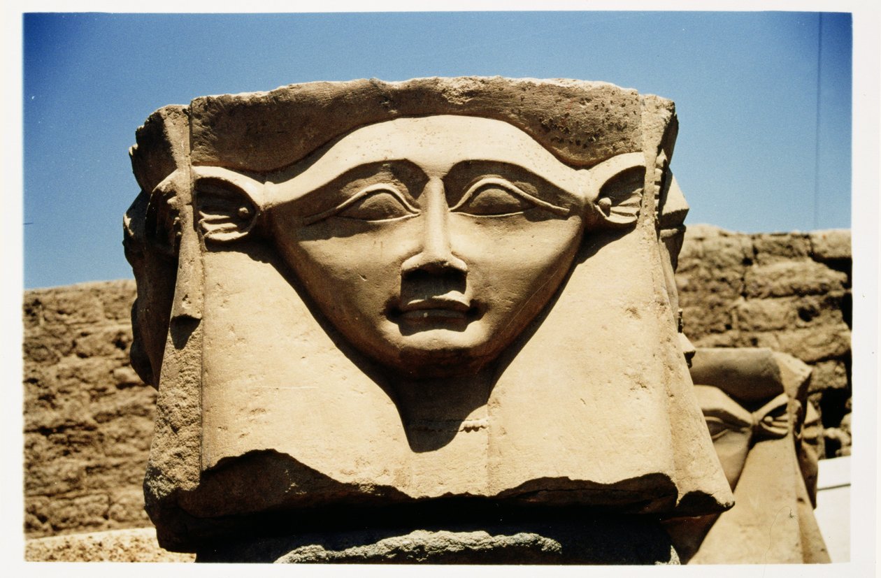 Head of Hathor from a Column, c.125 BC-AD 60 by Greco Roman