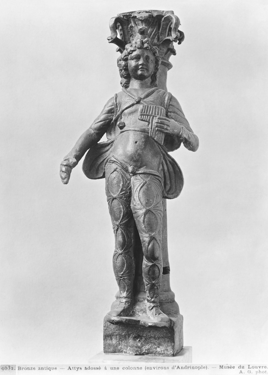 Attis Leaning Back Against a Column, Hellenistic Period