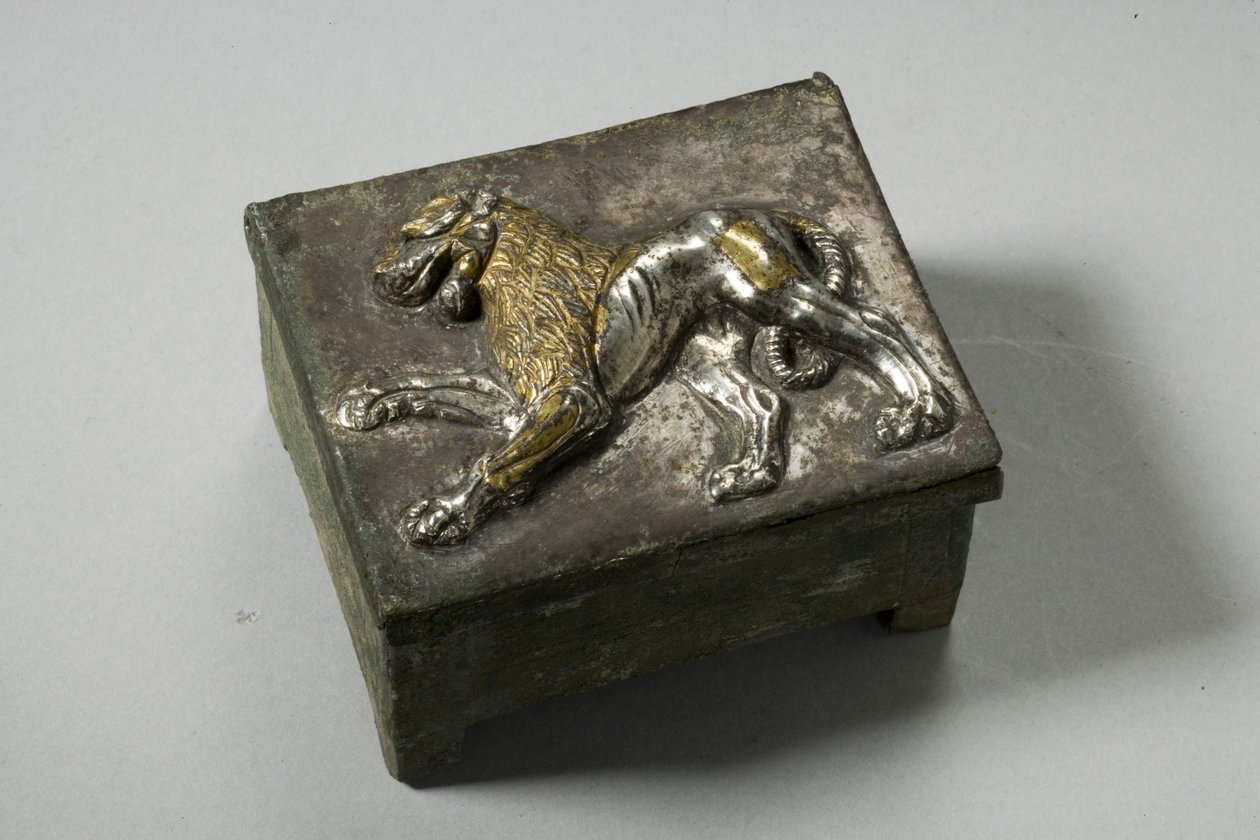 Box, Hellenistic (Parcel Gilt Silver) by Greek