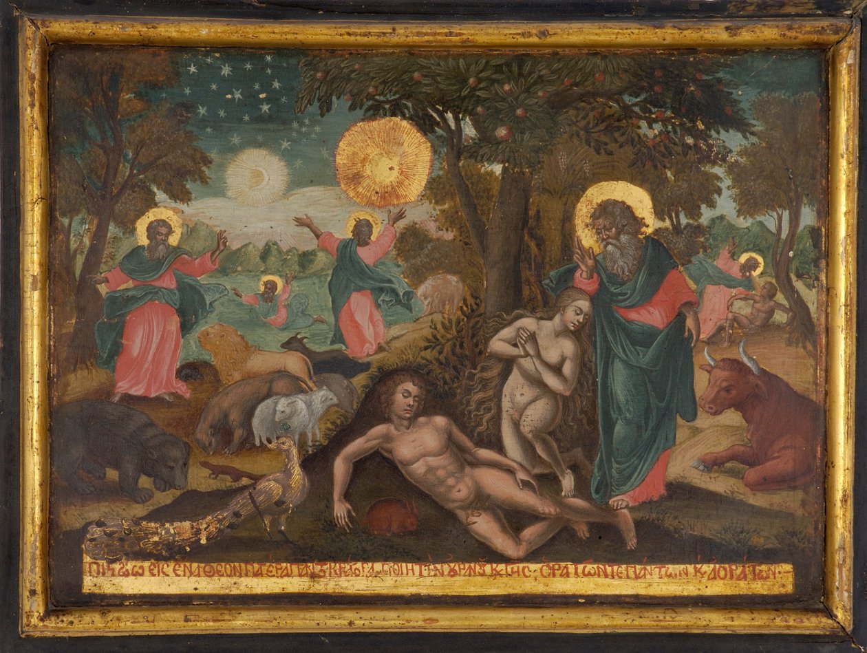 Credo in Deum, Creation The Creed of the Apostles by Greek icon