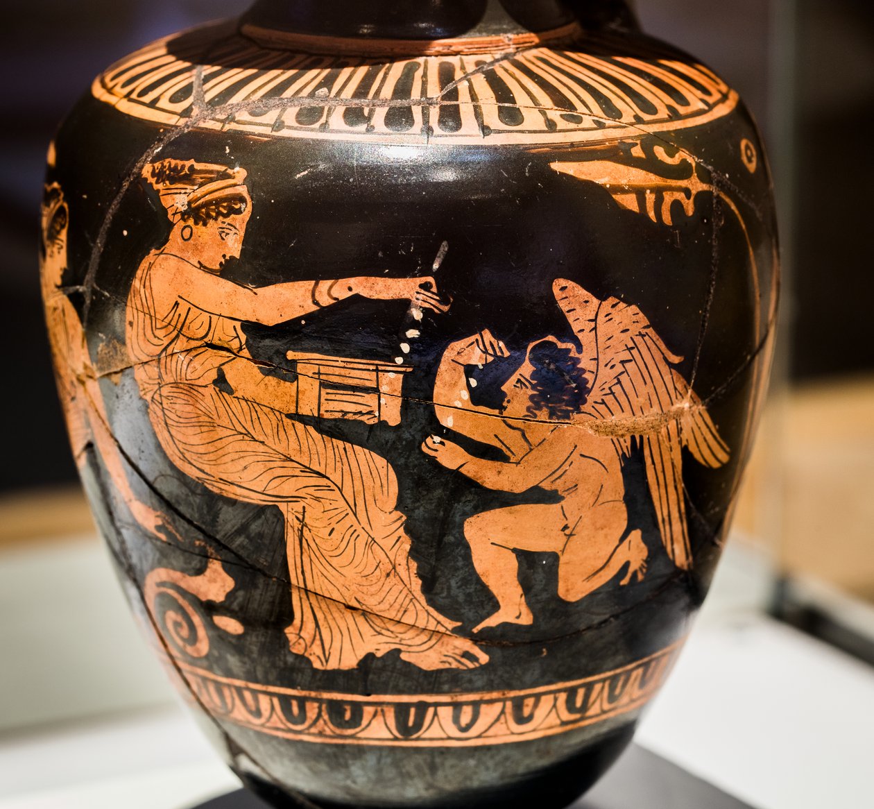 Attic Red-Figure Oenochoe by Greek School