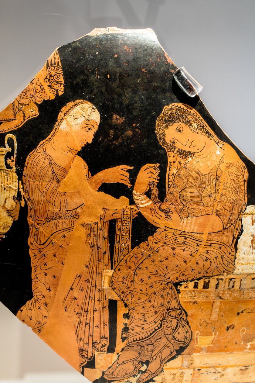 Electra and a Maid at Agamemnon