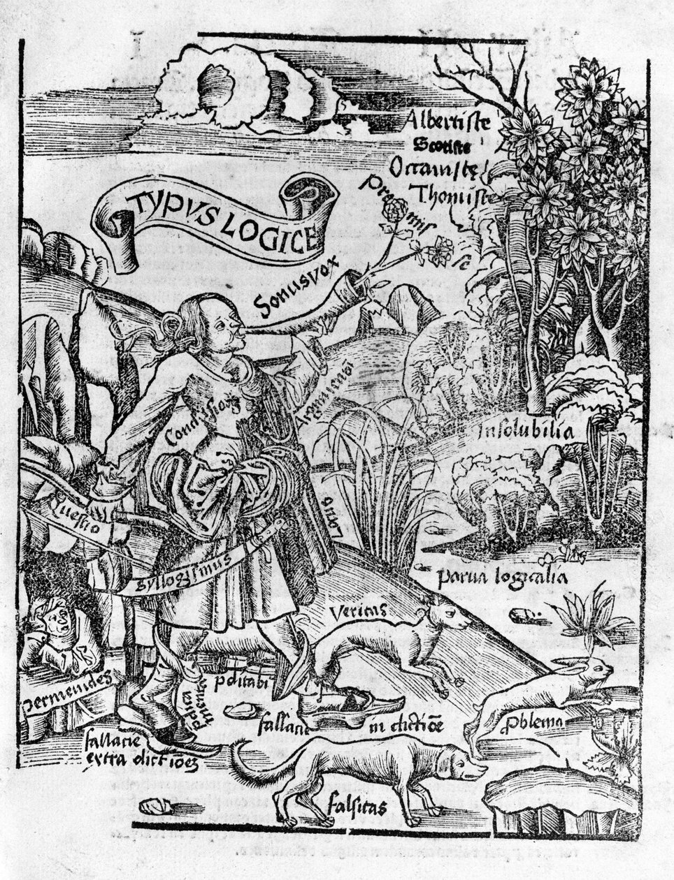 Liberal Arts: Logic - in “Margarita Philosophica” by Gregor Reisch by Gregor Reisch