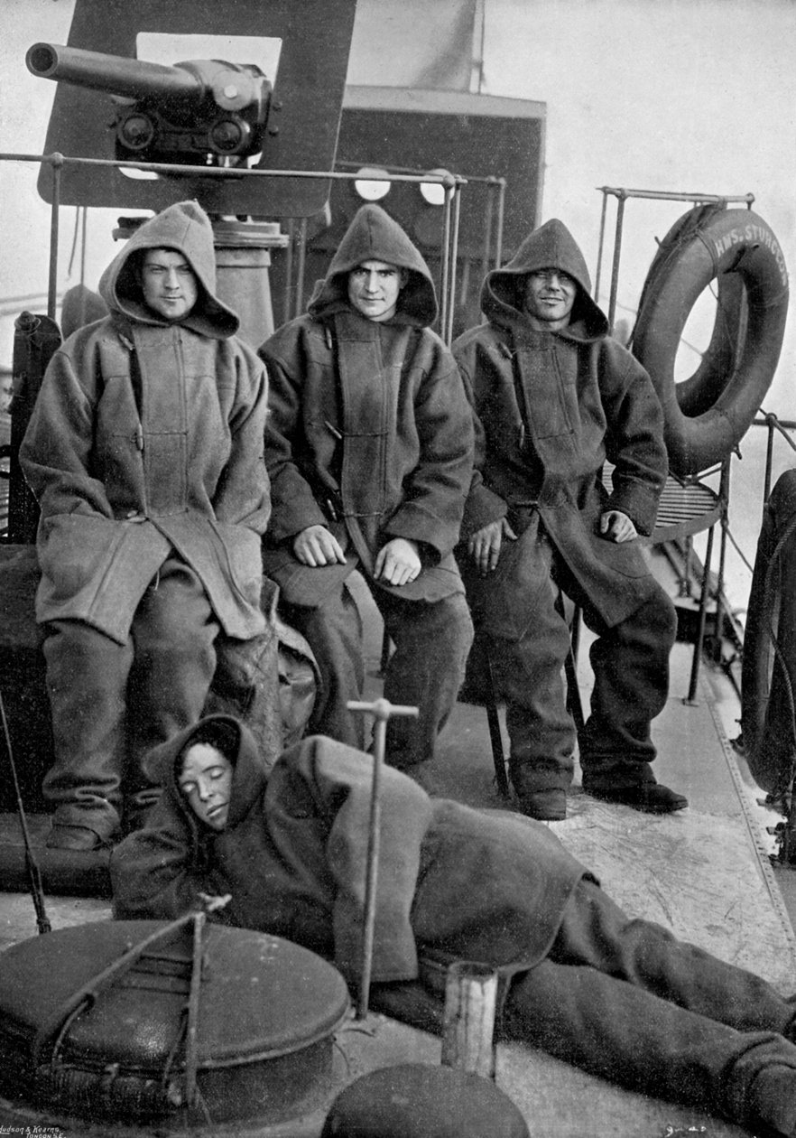Bluejackets of the torpedo boat destroyer HMS Sturgeon, 1896 by Gregory and Co
