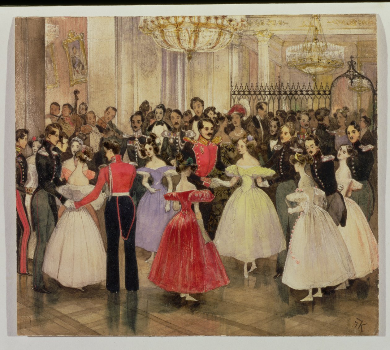 Princess Baryatinskaya's Ball by Grigori Grigorevich Gagarin