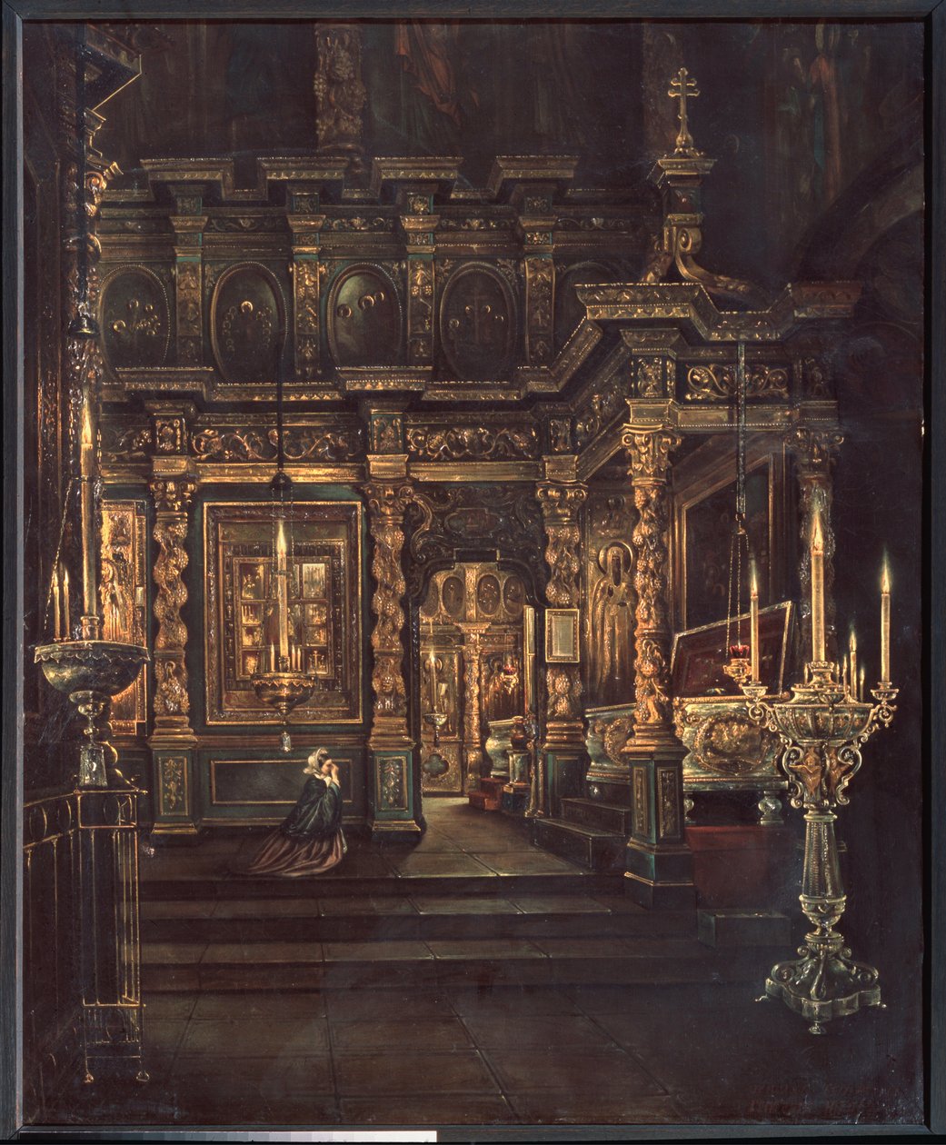 In the Assumption of the Blessed Virgin Cathedral in Rostov by Grigory Vasilievich Yurov