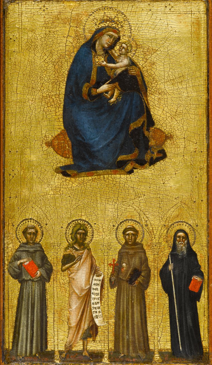 Madonna and Child with Saints, circa 1360 by Guariento di Arpo