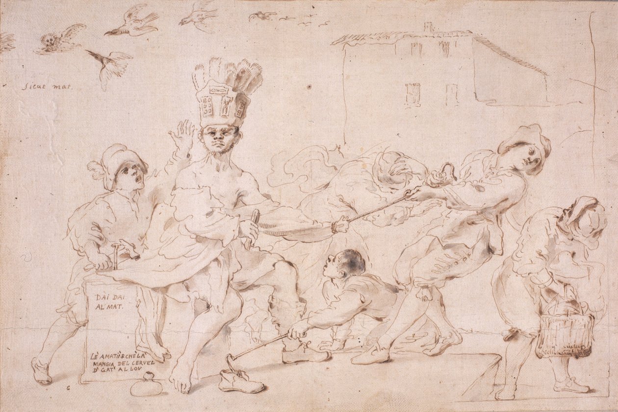 Figure Subject by Giovanni Francesco Barbieri