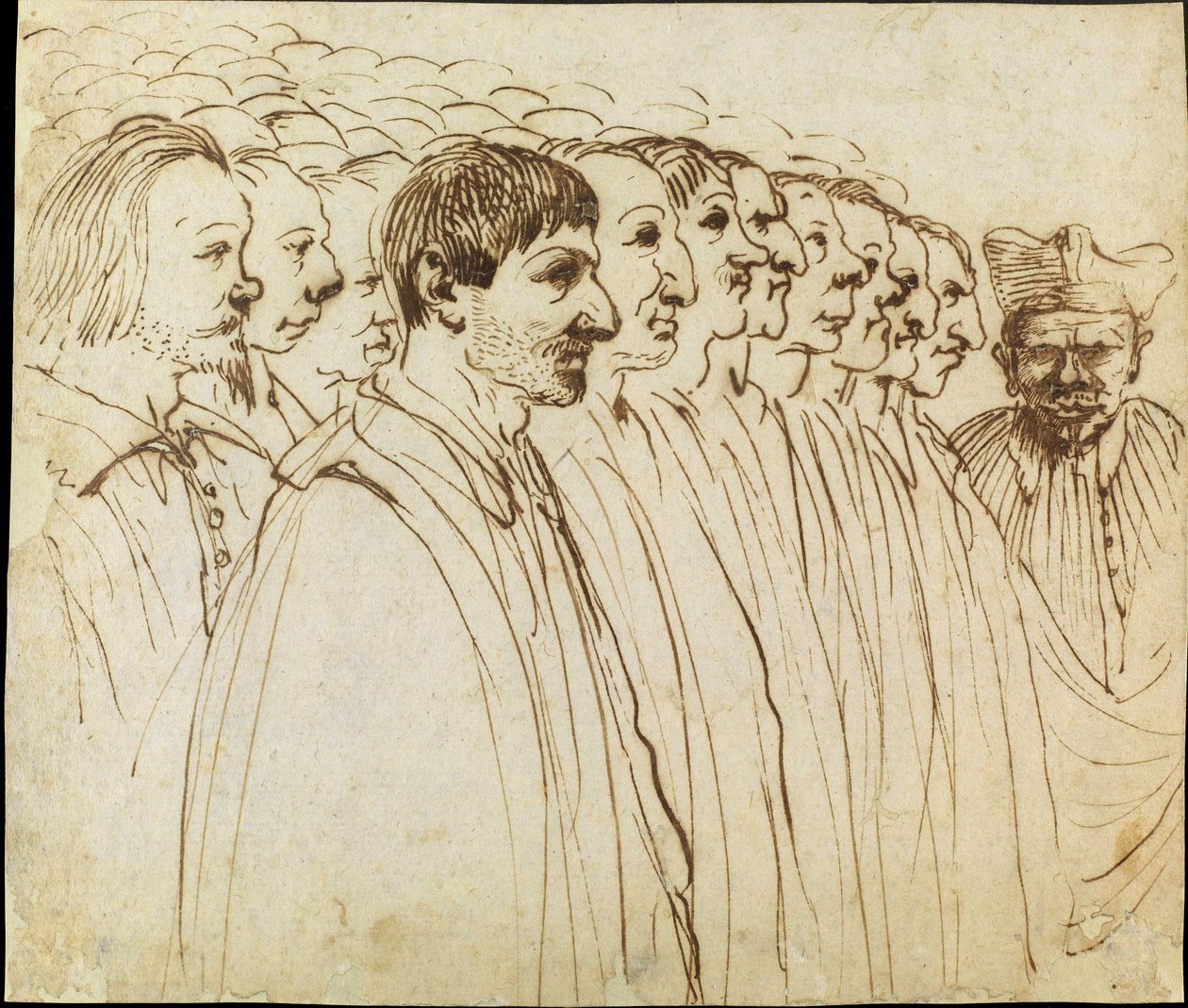 Review of Clergymen Caricature by Guercino