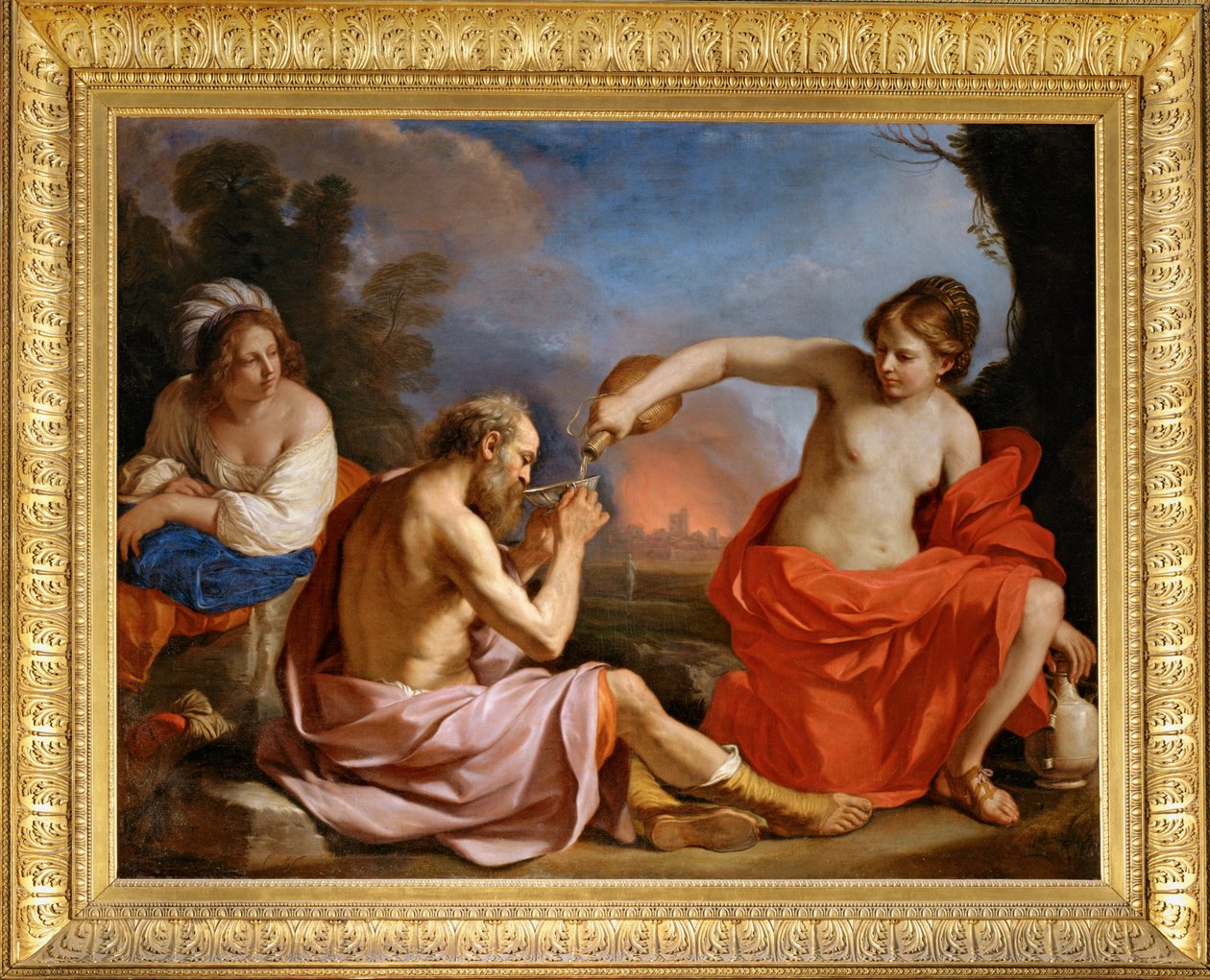 Lot and His Daughters by Guercino (1591-1666)