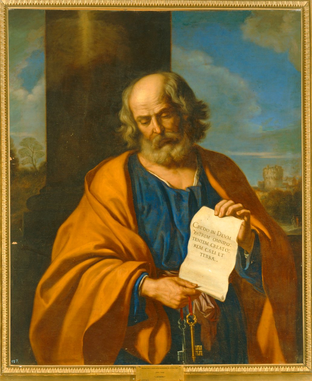 Saint Peter by Guercino (1591-1666)