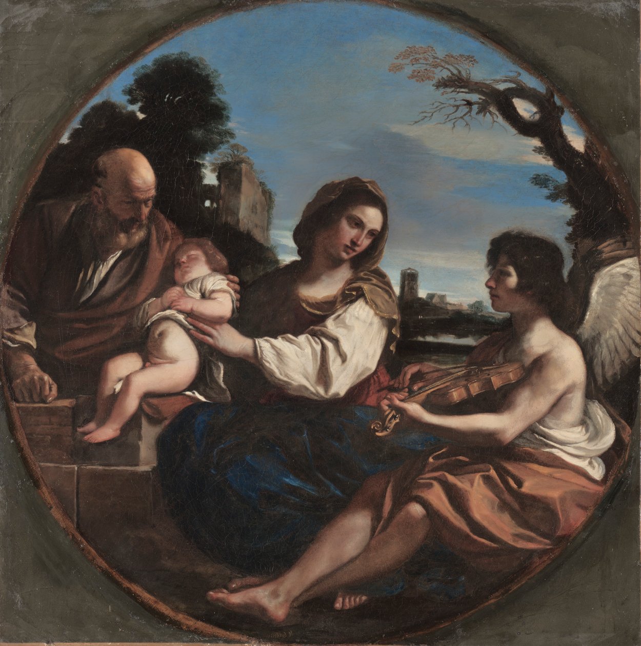 Rest on the Flight into Egypt, 1624 by Guercino