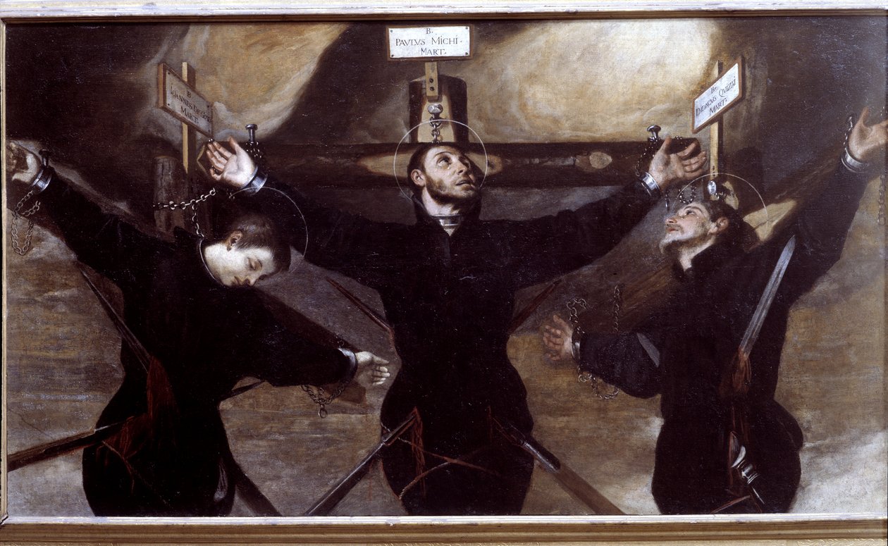 Three Jesuit Martyrs of Japan by Guido Cagnacci