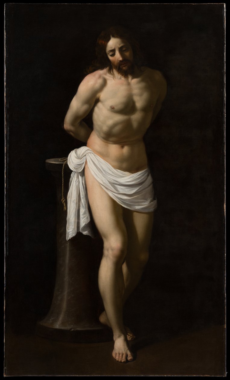 Christ at the Column by Guido Reni