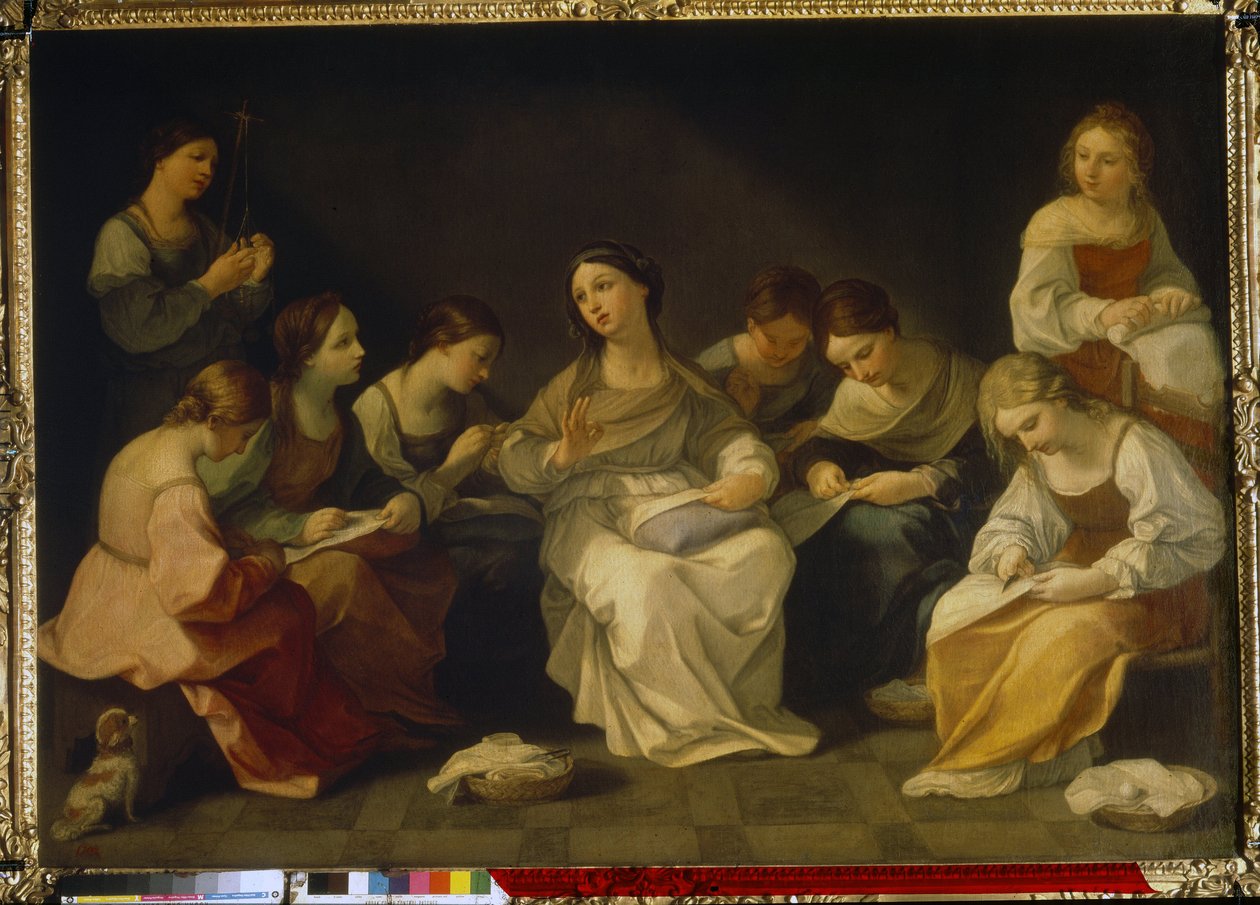 The Education of The Virgin by Guido Reni