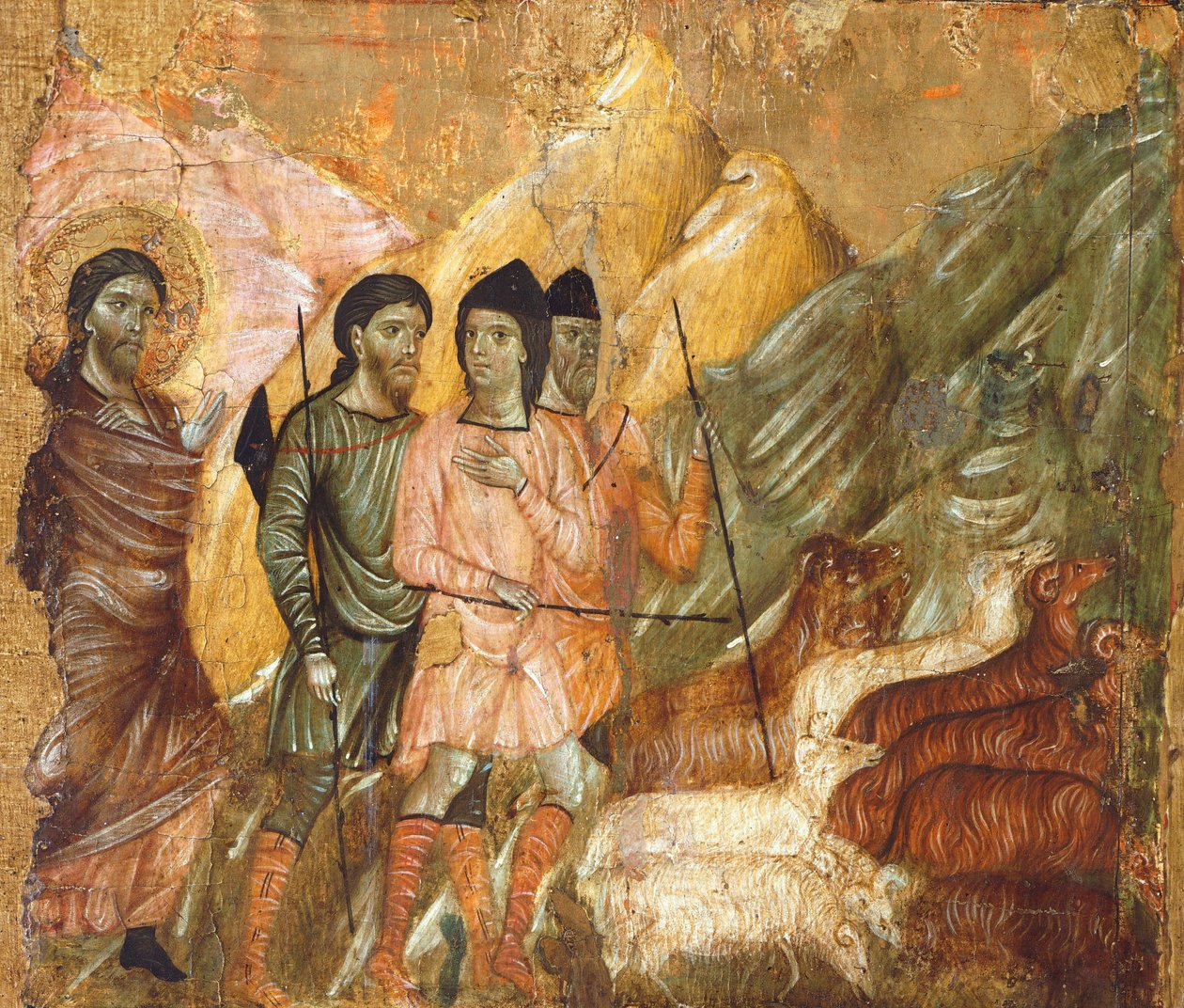 Majesty (detail) by Guido da Siena