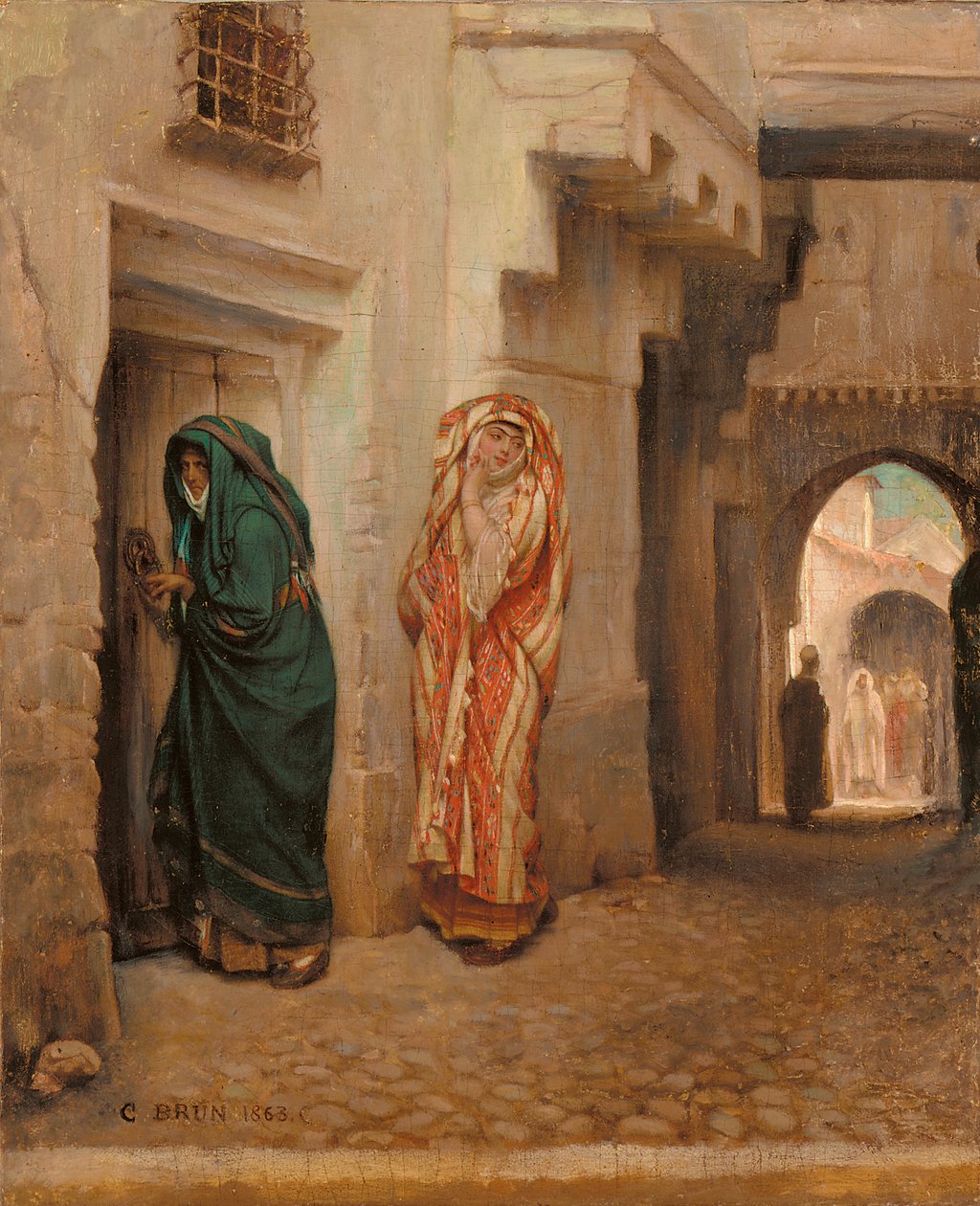 A Secret Rendezvous by Guillaume Charles Brun