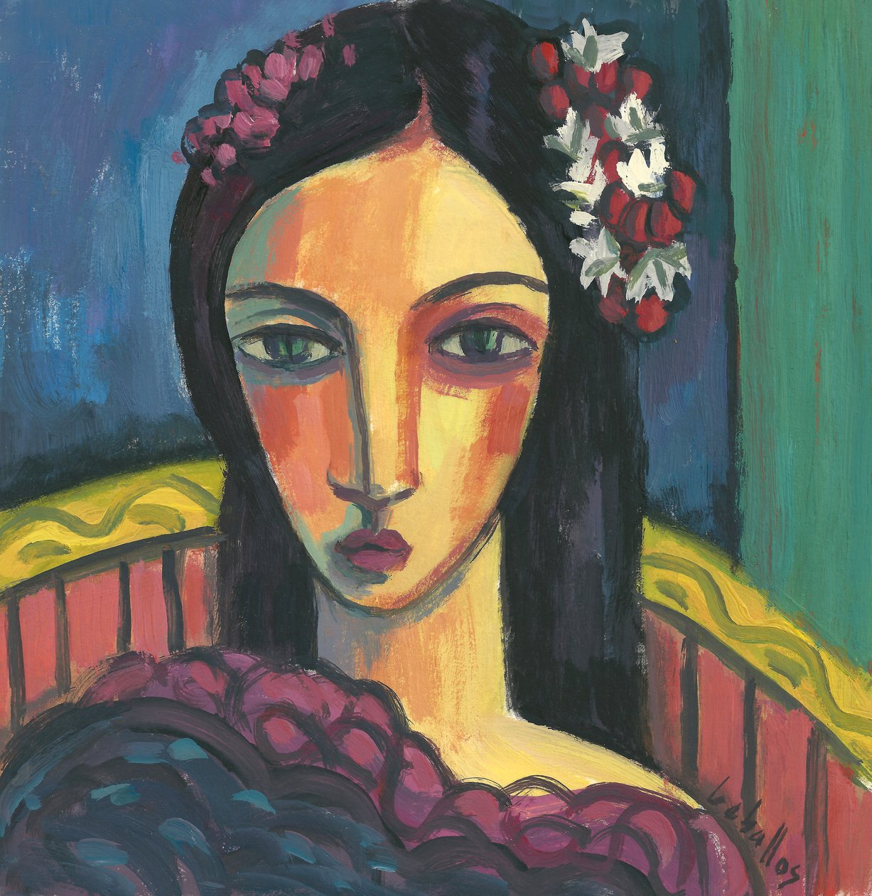 Girl with a Flower in Her Hair, 2012 by Guillermo Martí Ceballos