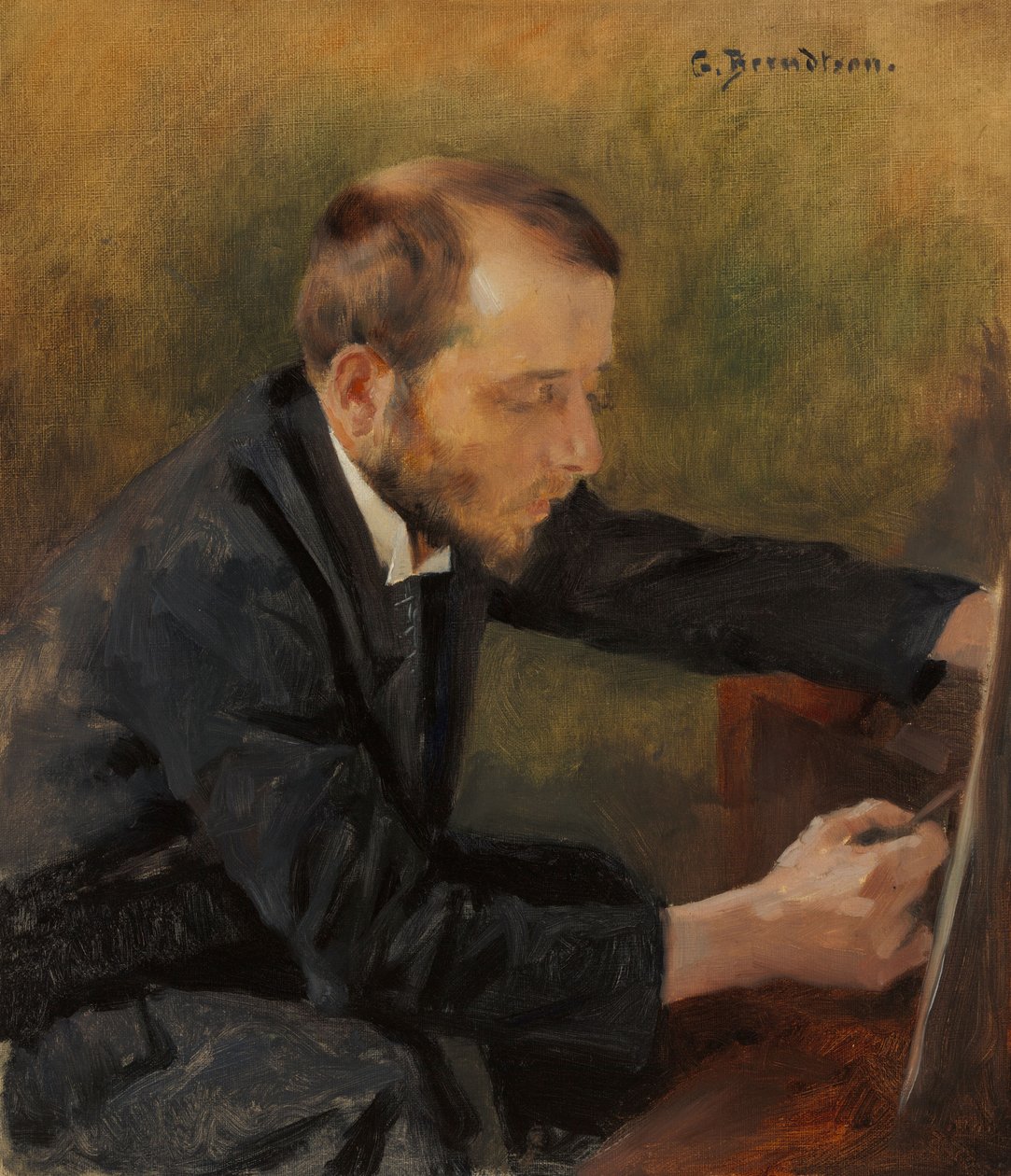 Portrait of Eero Järnefelt by Gunnar Berndtson