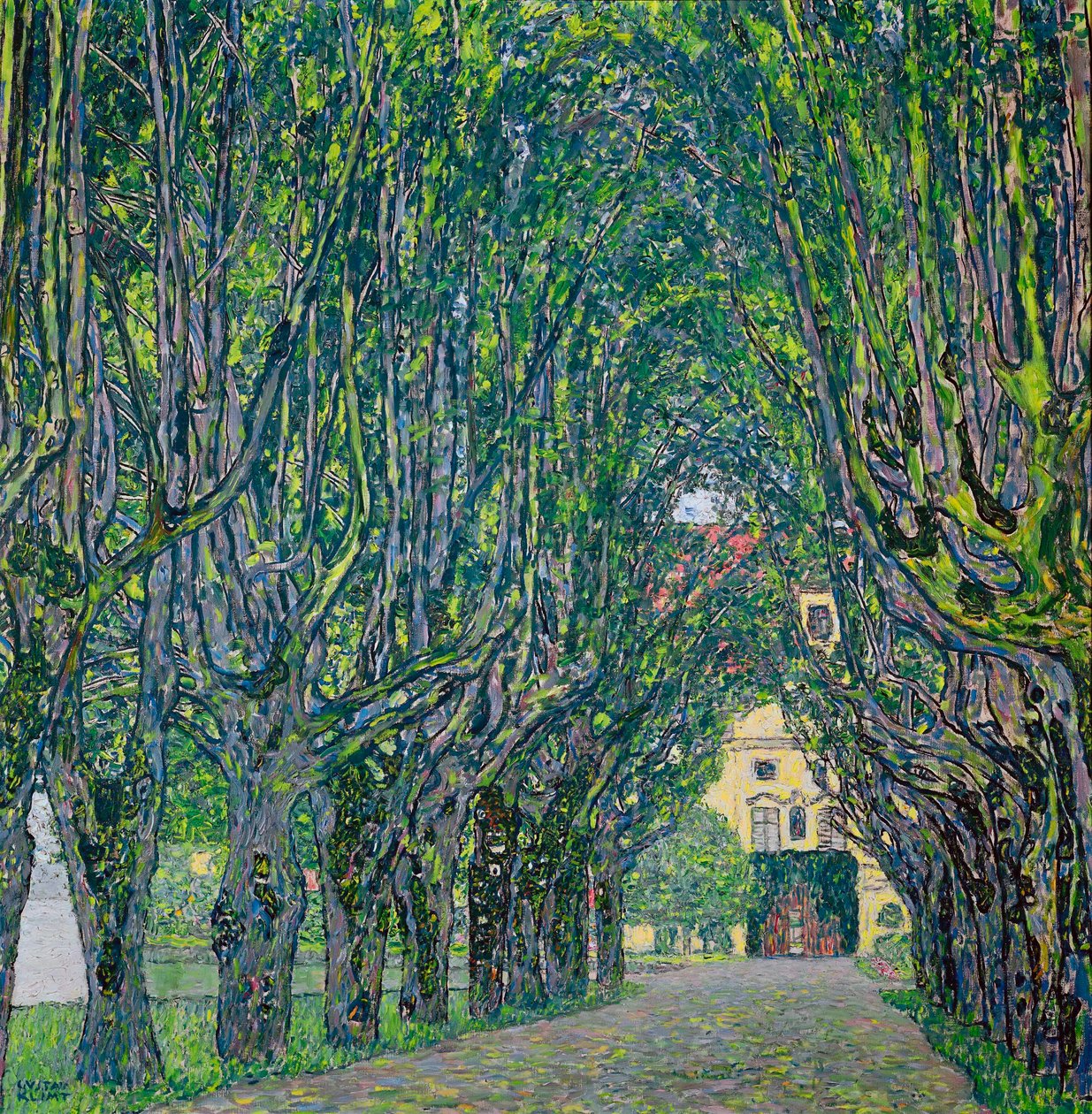 Avenue in the Park of Kammer Castle, 1912 by Gustav Klimt