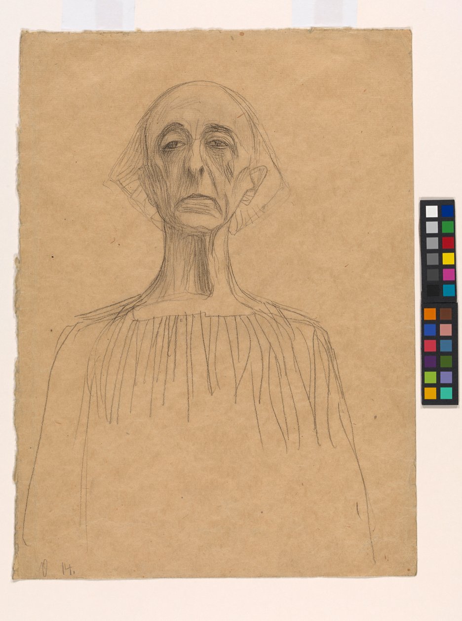 Bust of a Man by Gustav Klimt