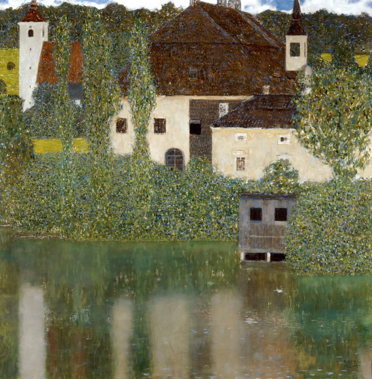 Castle Unterrach on the Attersee, 1908 by Gustav Klimt