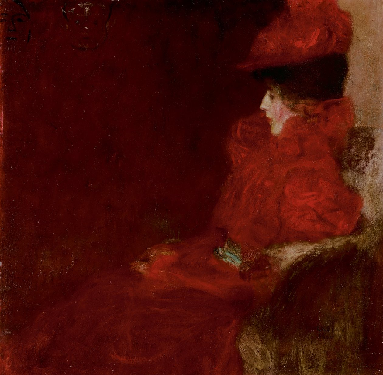 Woman in an Armchair, 1897-98 by Gustav Klimt