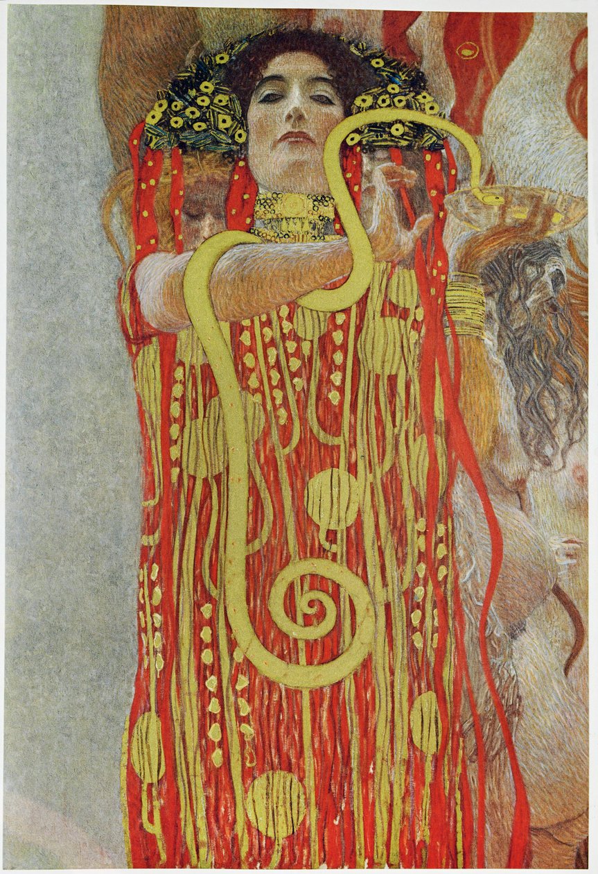 Medicine, Part of the Ceiling Fresco for the Vienna University by Gustav Klimt