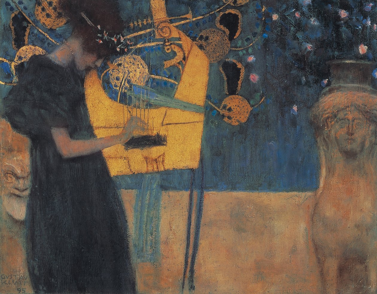 Music by Gustav Klimt: Premium art reproduction