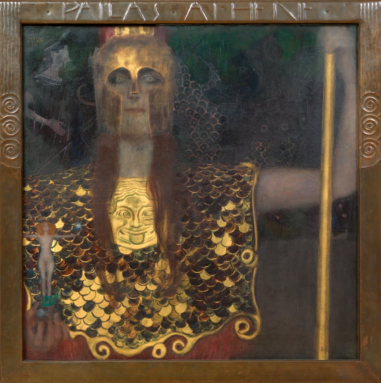 Pallas Athena by Gustav Klimt