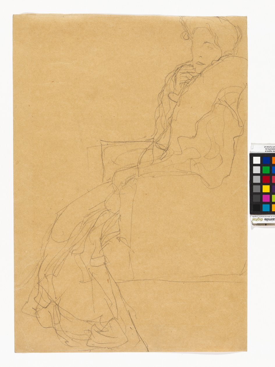 Study for the Portrait of Fritza Riedler by Gustav Klimt