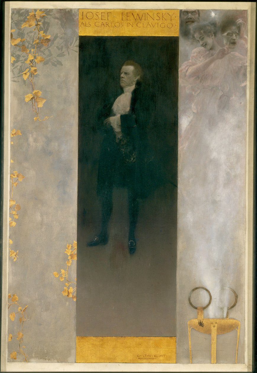 The Actor Josef Lewinsky as Carlos in Goethe