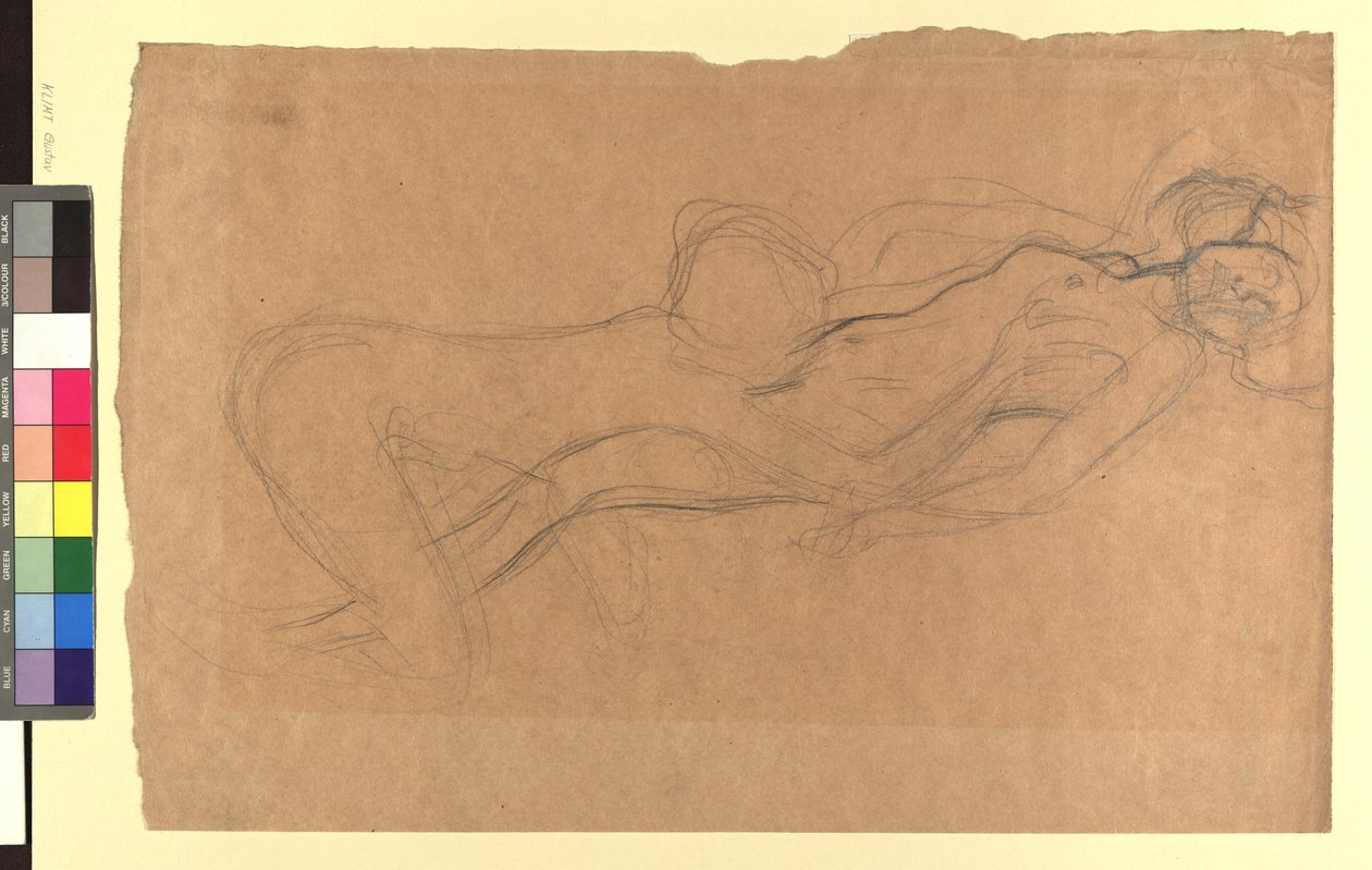 Two Female Nudes by Gustav Klimt