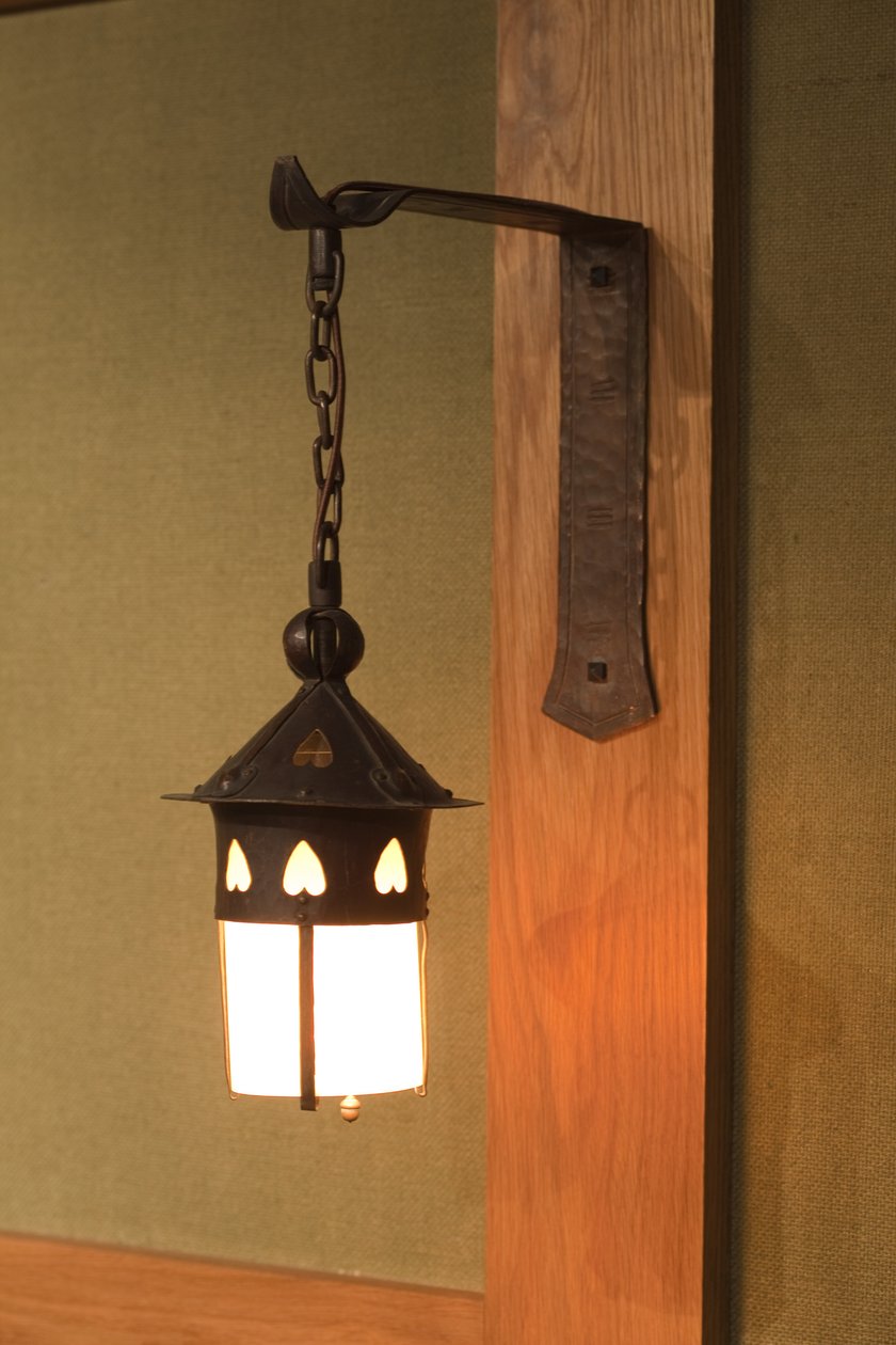 Pair of sconces by Gustav Stickley
