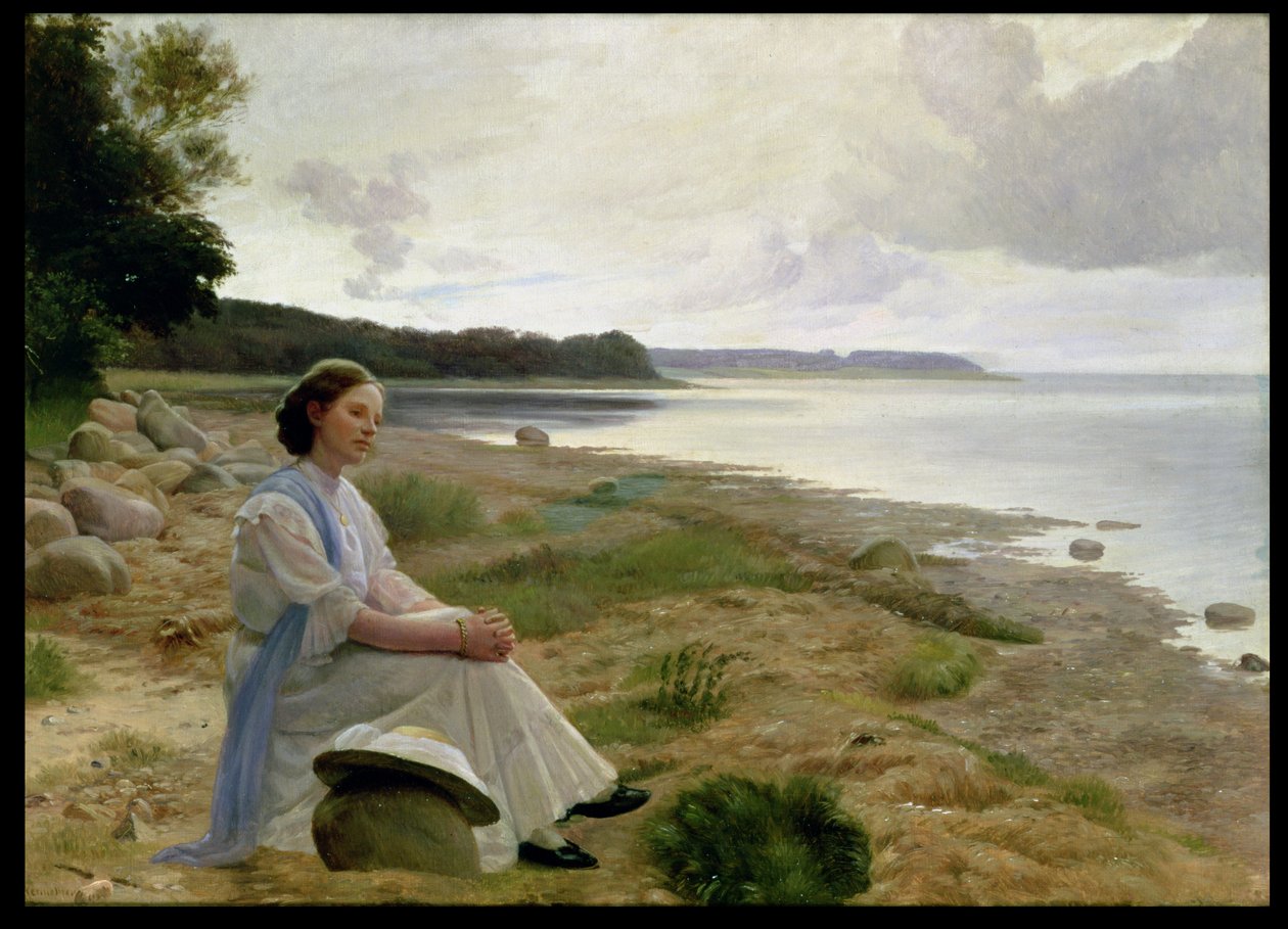 On The Beach by Gustav Vermehren