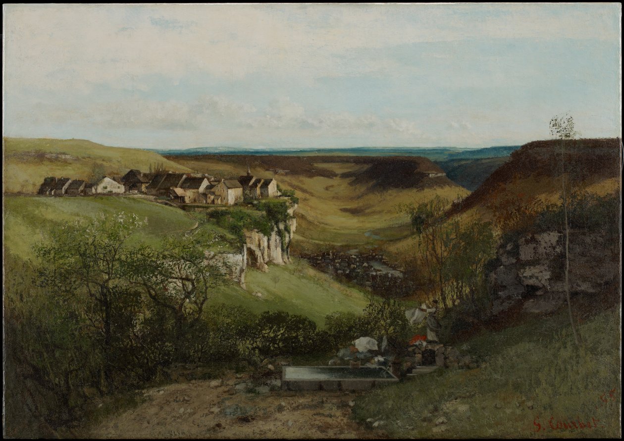 Château d’Ornans by Gustave Courbet