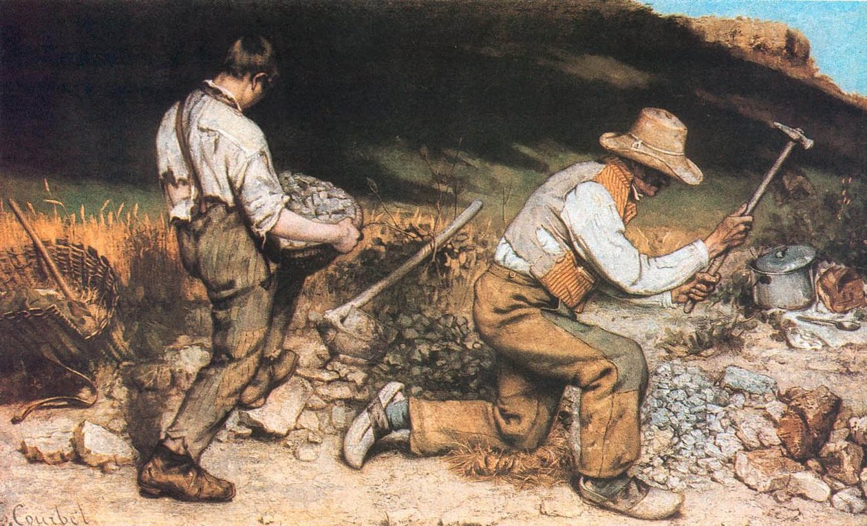 The Stone Breakers by Gustave Courbet