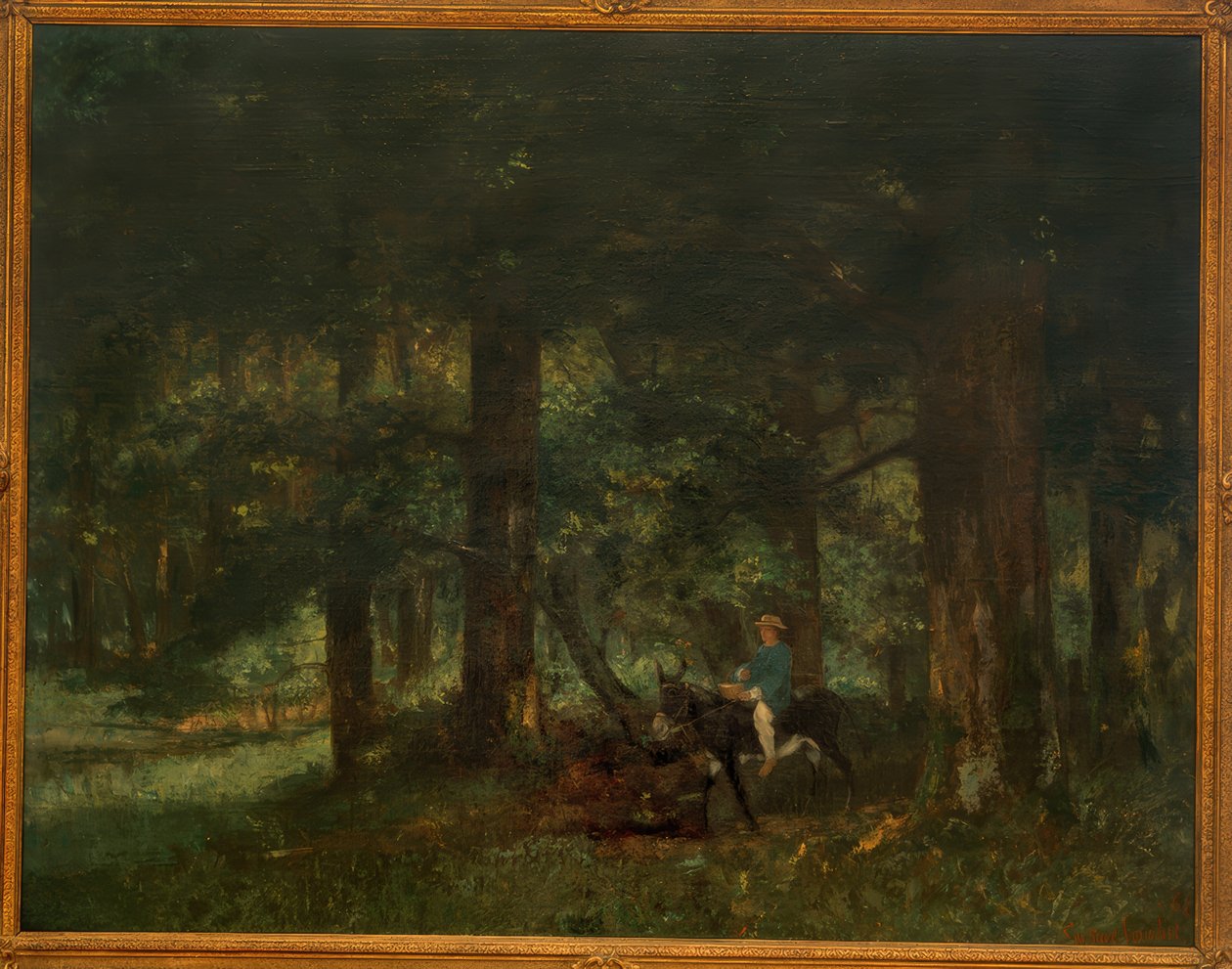 The Park of Rochemont by Gustave Courbet: Fine art print